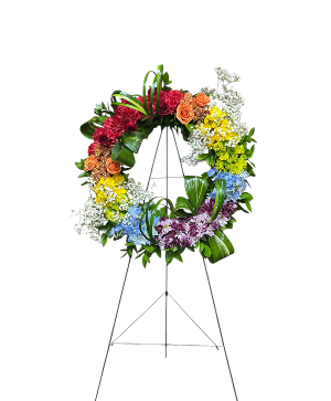 God's Eternal Promise Fresh Floral Wreath