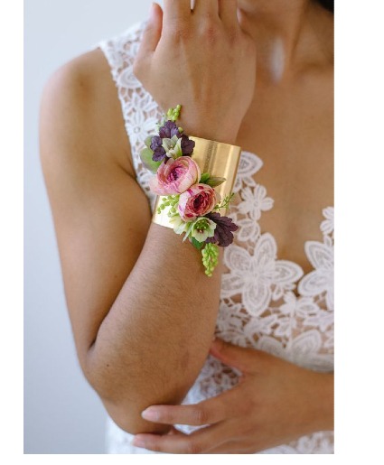 Gold Bracelet Corsage  