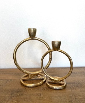 Gold Candle Stick Holders metal