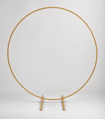 Gold Circle Arch Rental   