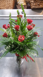 Gold Tipped Long Stem Dozen  115.95