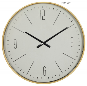 Gold Wall Clock 