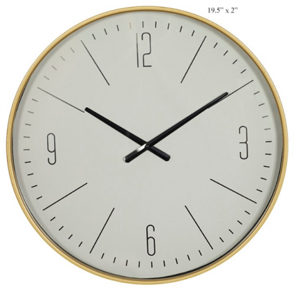 Gold Wall Clock 