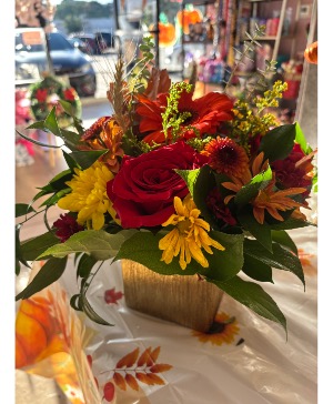 Golden Autumn Centerpiece
