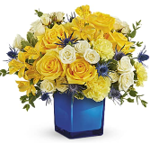 Golden Blue Bouquet 