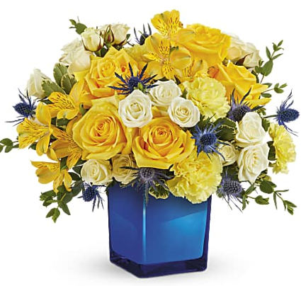 Golden Blue Bouquet 