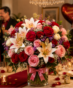 Golden Butterfly Romance Call Us for Faster Service & Daily Specials: (915) 303-8500 Text Us to Order Anytime: (915) 505-3708 Your trusted source for Flowers & Delivery in El Paso TX 