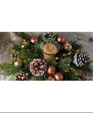Golden Christmas Beauty  centerpiece