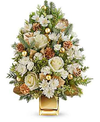 Golden Christmas Tree
