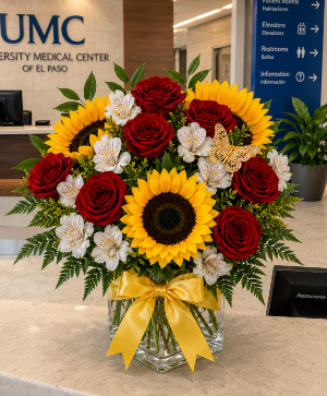Golden Days Ahead Call Us for Faster Service & Daily Specials: (915) 303-8500 Text Us to Order Anytime: (915) 505-3708 Your trusted source for Flowers & Delivery in El Paso TX 