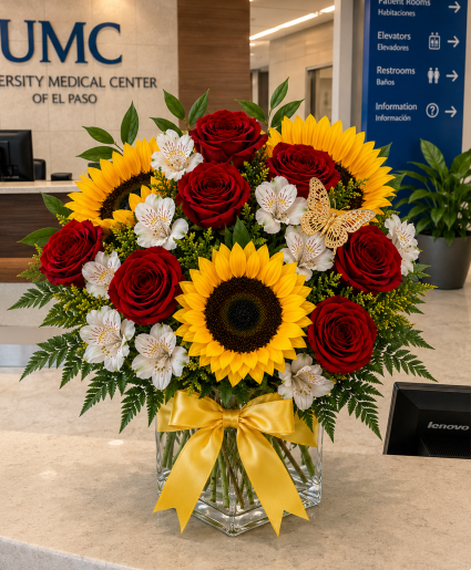 Golden Days Ahead Call Us for Faster Service & Daily Specials: (915) 303-8500 Text Us to Order Anytime: (915) 505-3708 Your trusted source for Flowers & Delivery in El Paso TX 