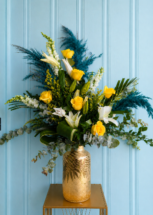 Golden Fern Arrangement 