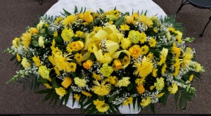 Radiant Yellow Casket Spray FS-134B Casket Spray 