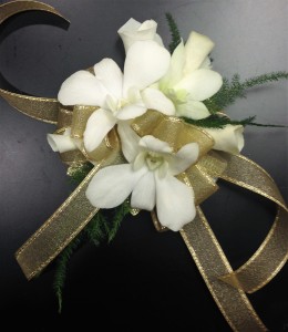 Golden Girl Wrist Corsage