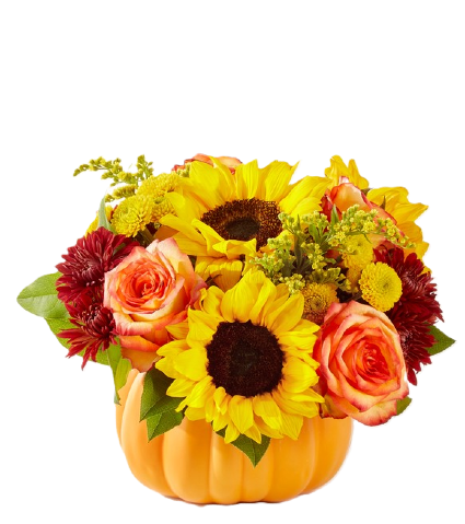 Golden Gourd Arrangement - F7
