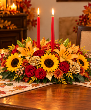 Golden Harvest by Candlelight Call Us for Faster Service & Daily Specials: (915) 303-8500 Text Us to Order Anytime: (915) 505-3708 Your trusted source for Flowers & Delivery in El Paso TX 