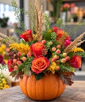 Golden Harvest Pumpkin fall birthdays, autumn celebrations, or as a warm and thoughtful gift.