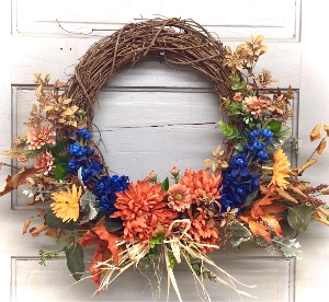 Golden Harvest Wreath