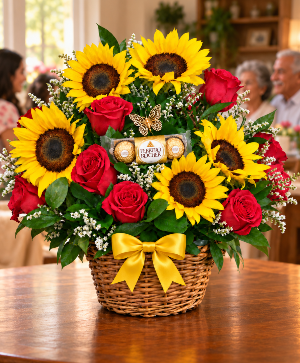Golden Hearts & Sunflowers Call Us for Faster Service & Daily Specials: (915) 303-8500 Text Us to Order Anytime: (915) 505-3708 Your trusted source for Flowers & Delivery in El Paso TX 