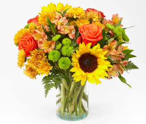 GOLDEN HOUR BOUQUET GOLDEN COLOR FLOWERS