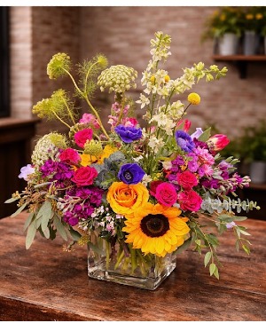 Golden Hour Floral Arrangement