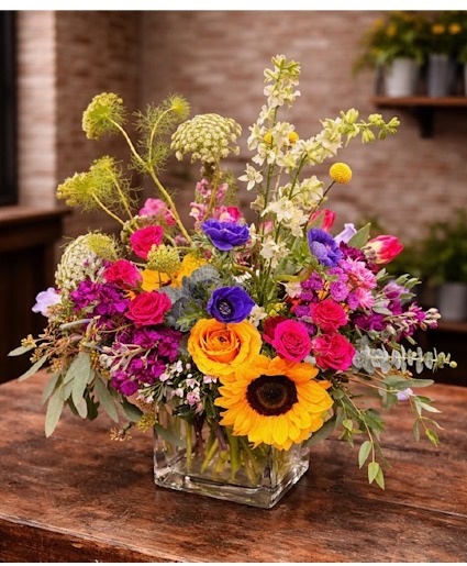 Golden Hour Floral Arrangement