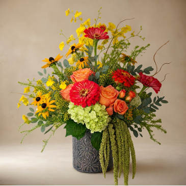 Golden Hour Garden Floral Arrangement in Eagle, ID | Hope Blooms Flowers & Things