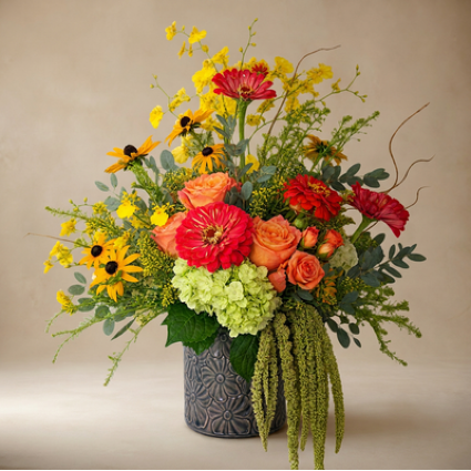 Golden Hour Garden Floral Arrangement