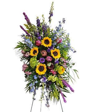 Golden Hour Tribute Floral Arrangement
