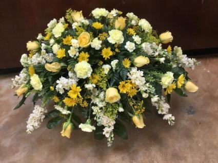 Gleaming Light Casket Spray