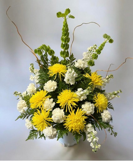 Golden Light Tribute Sympathy Flowers