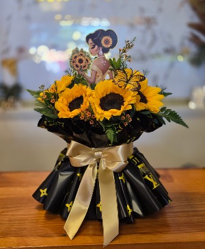 Golden Love Sunflowers 