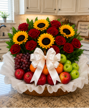 Golden Memories Sympathy Baske Call Us for Faster Service & Daily Specials: (915) 303-8500 Text Us to Order Anytime: (915) 505-3708 Your trusted source for Flowers & Delivery in El Paso TX `
