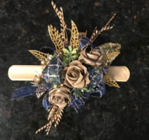 Golden Midnight Prom Corsage