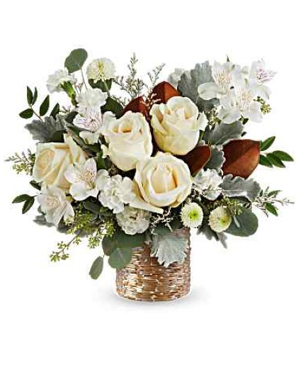 Golden Mod Bouquet Flower Arrangement