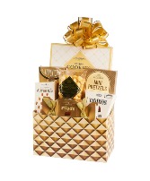Golden Mosaic  Gift Basket 