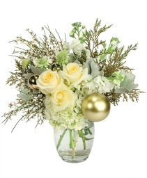 Golden Peace Vase Arrangement