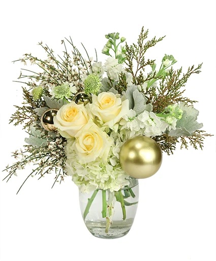 Golden Peace Vase Arrangement