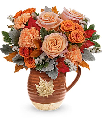 Golden Rose Bouquet Floral Arrangement