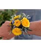 Golden Sunshine  Wrist Corsage