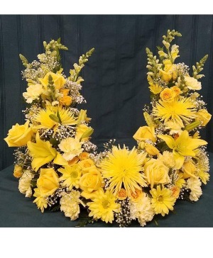 Golden Urn Wrap  FHF-S-104 Fresh Flowers