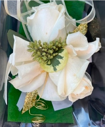 Golf Glitter wristlet Corsage