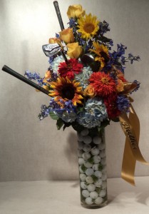 Golfer's  Dream Custom  Fresh Flower Arrangement