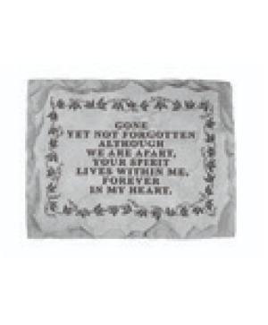 Gone but not forgotten stone 