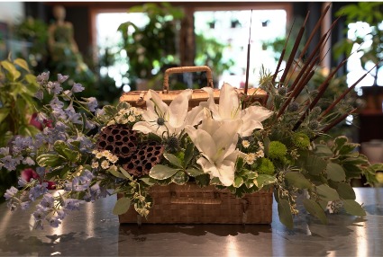 Gone Fishin'  Sympathy Basket