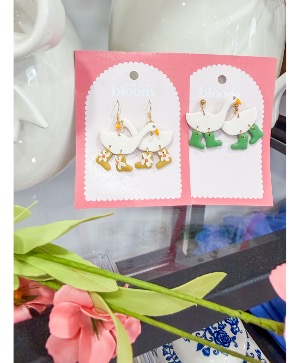 Goose Earrings  