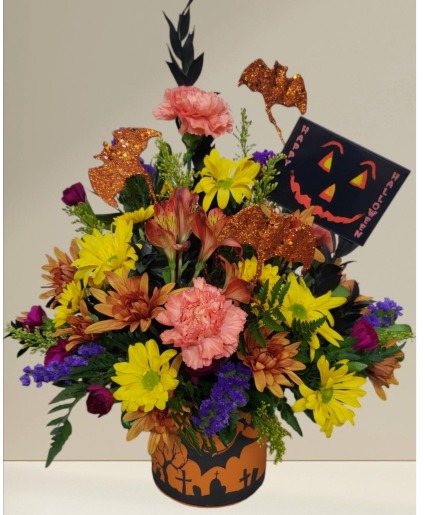 Goulish Fun FHF-H655 Fresh Flower Arrangement  local only