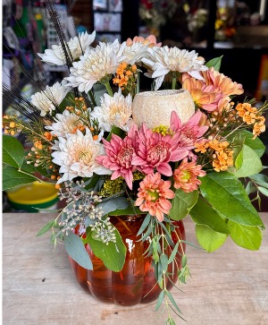 Gourd-geous Autumn Keepsake Arrangement