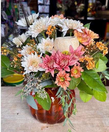 Gourd-geous Autumn Keepsake Arrangement