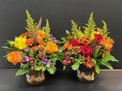 "Fall"ing For You Vase Arrangment